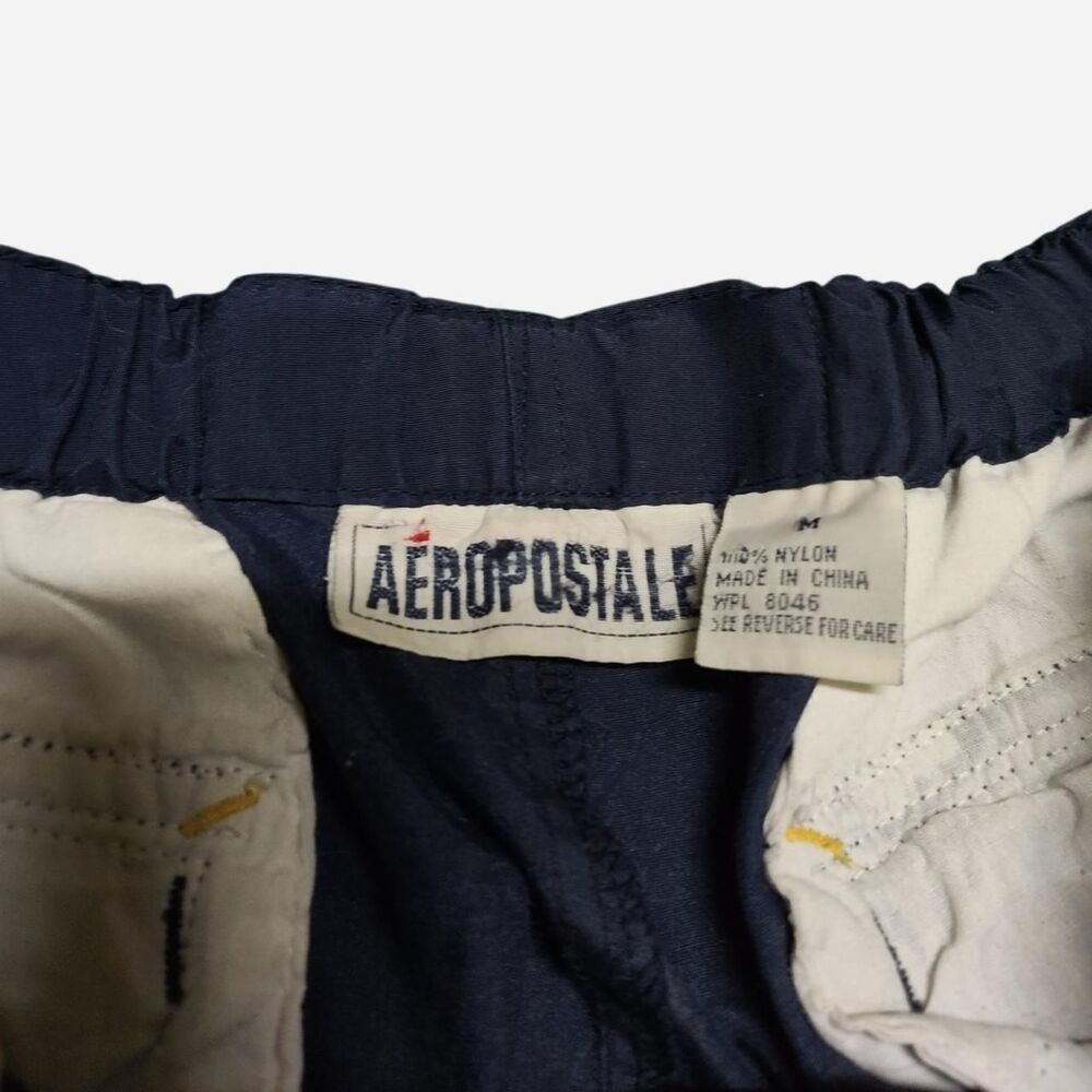 Vintage Y2K Aeropostale Nylon Cargos with cinch belt size M-L - Picture 5 of 8